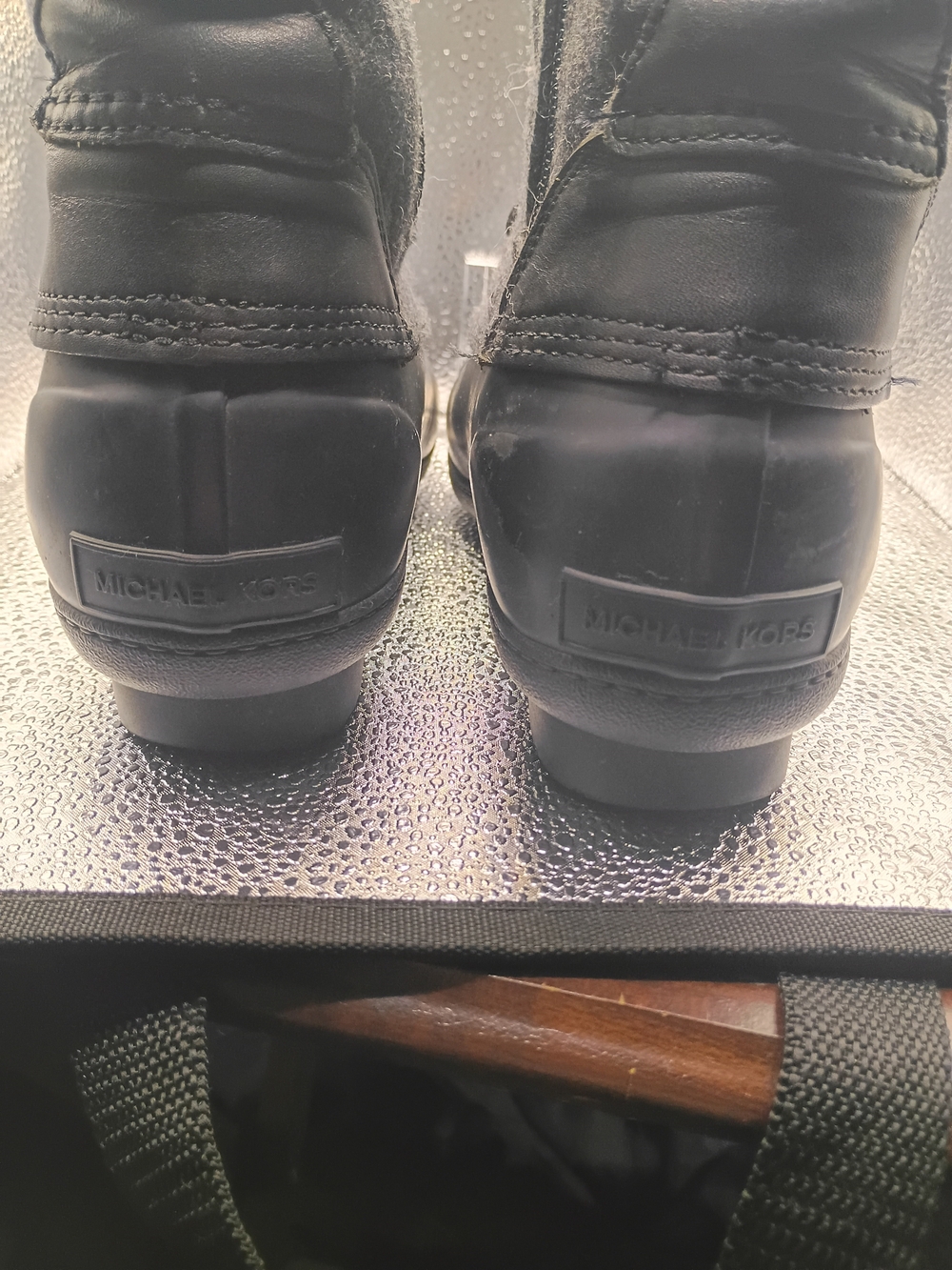 Michael Kors Lace-Up Waterproof Duck Boots - Picture 4 of 6